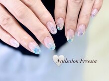 フリージア(Freesia)/【ラメグラデーション】¥5,980