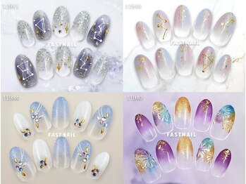 FASTNAIL松戸駅西口店【パラジェル/ジェルネイル専門/定額/マグネット/フットネイル】/定額 ¥7810 ◆ トレンドコース
