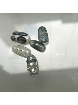 ソーネイル(Soo.nail)/1月定額ネイルトレンドデザイン