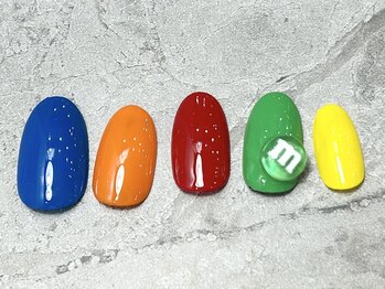 【初回オフ無料】カラフルネイル