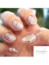 アヤネイルズ アンド アイラッシュ(AYA NAILZ.＆Eyelash)/シアー感夏ネイル。
