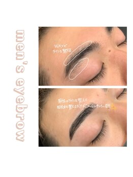 アイアム アイビューティースタジオ つくば店(I am EYE BEAUTY STUDIO)/メンズアイブロウ！
