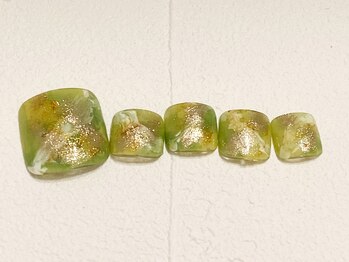 ミンクスタイル 浜松町店/【フット】ラメニュアンス