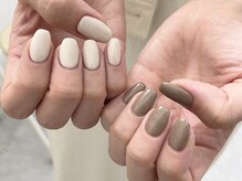 アイミーモア 国立店(aimer more)/アシンメトリーネイル