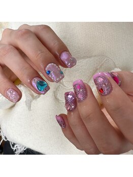 ダブリュー(W.)/バレンタインネイル