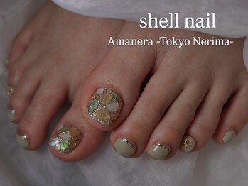 アマネラ(Amanera)/シェルフットネイル
