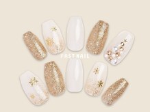 ファストネイル 関内店(FAST NAIL)/クリスマス/ゴールド【12393】