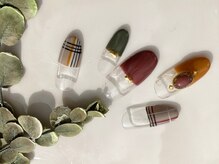 ネイルサロン ソウ 京橋店(Nail Salon Sou)/秋色チェックネイル