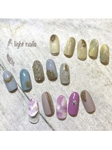 ライト ネイルズ ニシノミヤ(light nails NISHINOMIYA)/ニュアンスネイル☆