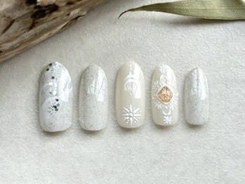 オル('olu)/手描きネイル/フィルイン