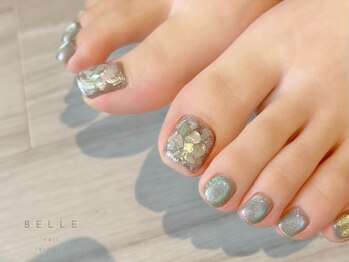 ベル(Belle)/フットネイル 親指art