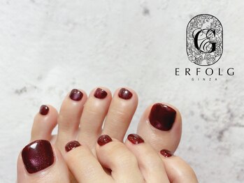 エアフォルク 銀座(ERFOLG)/秋色ネイル