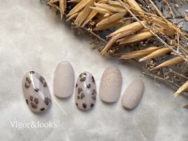シュガー ピンク ヒョウ柄