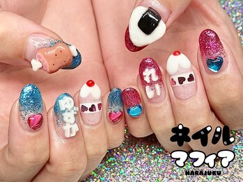 ネイルマフィア 渋谷(NAIL MAFIA)/オーダー3Dネイル
