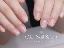 シーシーネイルサロン 池袋(C.C.Nail salon)/夏のラメグラ