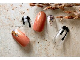 バレンタインチョコネイル