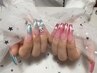 チップ長さ出しワンカラー　7000円