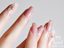 ぷっくりフラワーネイル