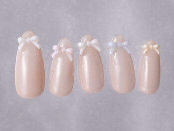 ジェミーネイル シンジュク(Jemiy nail shinjuku)/ちゅるちゅるリボン¥7980