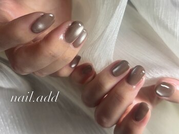 ネイルアド(nail.add)の写真/【初めての方にもおすすめ】オフィスや大人女性のお手元に馴染む上品ネイル。