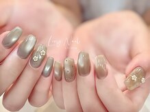 レリーネイル/お花パール☆マグネットネイル