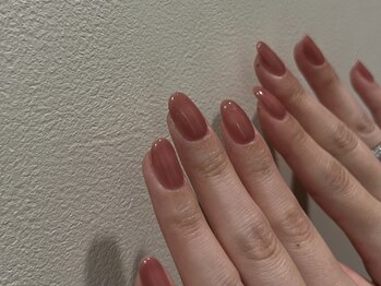 ユル 千葉(yl)の写真/カラーをミックスしてこだわりのカラーを作成！日常に馴染むシンプルネイルを提案