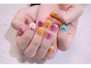 ラルネイル 大宮(Lull. nail)/＊Halloween＊オバケ&ゾンビ＊