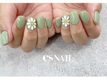 エスネイル 新宿西口店(es NAIL)/ぷっくりお花ネイル