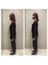 エーピラティス 美生体研究所(A pilates)/初回1回のみの姿勢変化(^^)