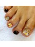 【フットバス付☆】フットネイルアートやり放題コース♪¥13000