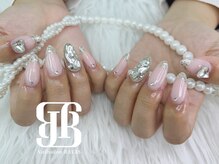 ネイルサロンレイアス(RAYAS)/ガラスフレンチネイル