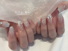 アリューミー 南青山店(Allu.Me)/水色グラデーション(staff:mai)