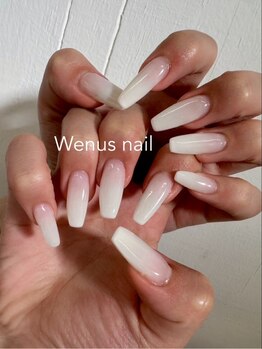 ウェヌスネイル(Wenus nail)/白グラデーション☆