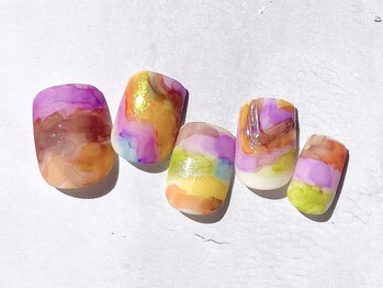 ネイリックス アヴェニール(NAILX avenir)/カラフルたらしこみ