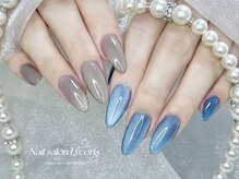 リコリス(Lycoris)/【009】艶マグネットネイル