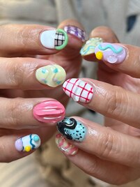 ぷっくりネイル