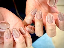 ヌル ネイル 堀江(NURU NAIL HORIE)/大人ヌーディーカラー☆