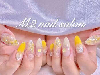 エムズ ネイルサロン(M2)/長さだしプルメリア夏ネイル