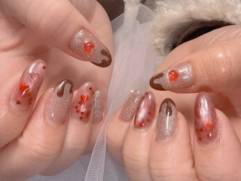 アール 多治見店(#arl)/バレンタインデザインネイル