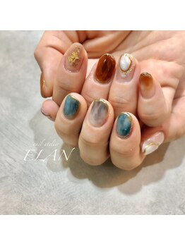 エラン(ELAN)/メタリック入りデザイン