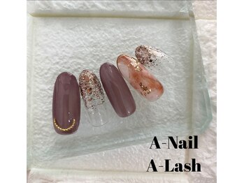 エーネイル エーラッシュ(A-NAIL A-LASH)/定額ハンドネイル【倉敷】