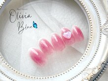 オリビアブルー(Olivia Blue)/バレンタインネイル