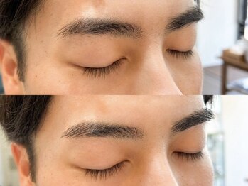 リアン アイ 太田(RIAN eye)の写真/【太田市】メンズOK！眉はプロに任せる時代◎自己処理で失敗する前に。プロ目線のかっこよさをご提案します