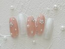 春ネイル　シンプル