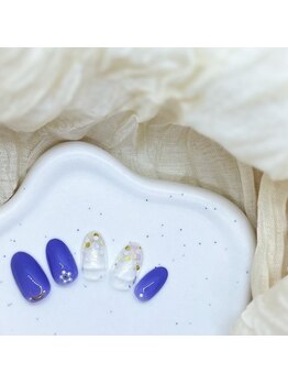 ¥7800 ブルーネイル