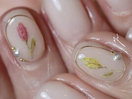 水彩チューリップ