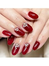 ソラール(SOLAR)/シンプルキラキラネイル♪