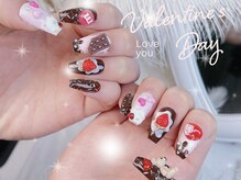 メロディービューティーサロン(Melody)/バレンタイン/いちごネイル