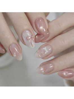 ミックスネイルスタジオ(Mixx nail studio)/リボン&チェリー