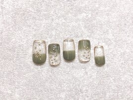 ストレートフレンチネイル